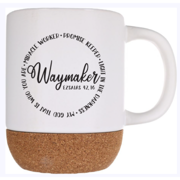 Bögre parafa talppal – Waymaker – fehér