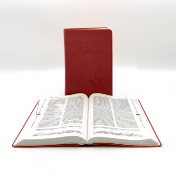 Nagyméretű, varrott, bordó Károli-Biblia 2.0