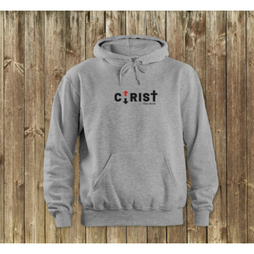 „CHRIST” – Uniszex kapucnis pulóver – 4 színben