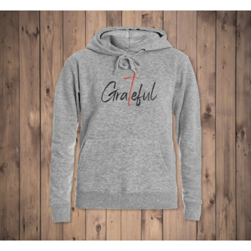 „Grateful” – női kapucnis pulóver – 2 színben