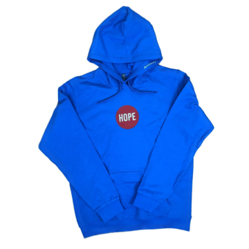 „Hope” – női kapucnis pulóver – L-es méretben