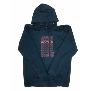 „FOCUS” – Uniszex kapucnis pulóver – XL-es méret