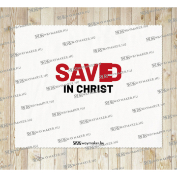 „Saved in Christ” – törlőkendő