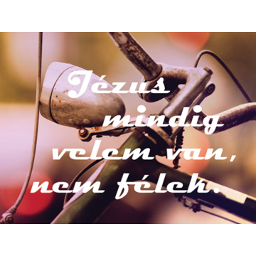 Jézus mindig velem van, nem félek – Kulcstartó
