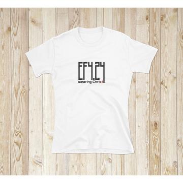 „Ef 4.24 Wearing Christ” – női póló – 3 színben