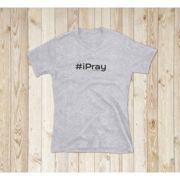 „#iPray”– női póló – 5 színben