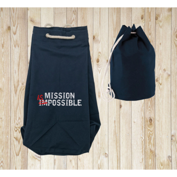 „MISSION IS POSSIBLE” – tengerész stílusú vászontáska