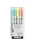 Kép 1/3 - Szövegkiemelő, kétvégű – Zebra Mildliner fluorescent 1,4-4,0 mm – 5db/készlet