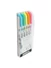 Kép 3/3 - Szövegkiemelő, kétvégű – Zebra Mildliner fluorescent 1,4-4,0 mm – 5db/készlet