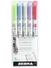 Kép 1/3 - Szövegkiemelő, kétvégű – Zebra Mildliner Cool & Refined, 1,0-3,5 mm – 5 db/készlet