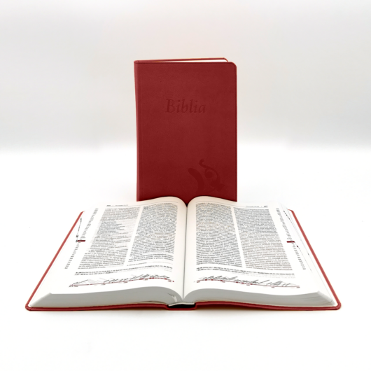 Nagyméretű, varrott, Bordó Károli Biblia 2.0