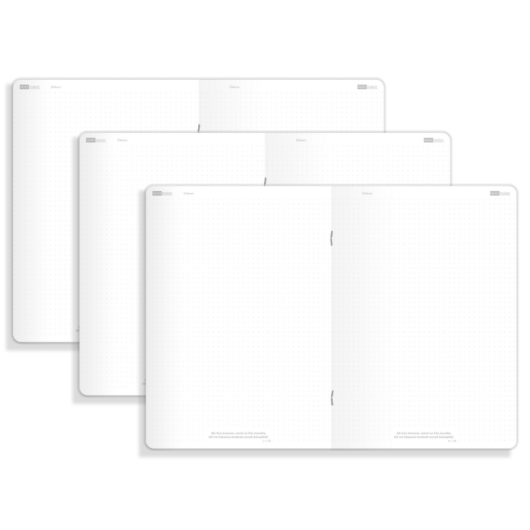 Tanévkezdő csomag (14) – 3 db flexifüzet lapbetét – ponthálós – A4