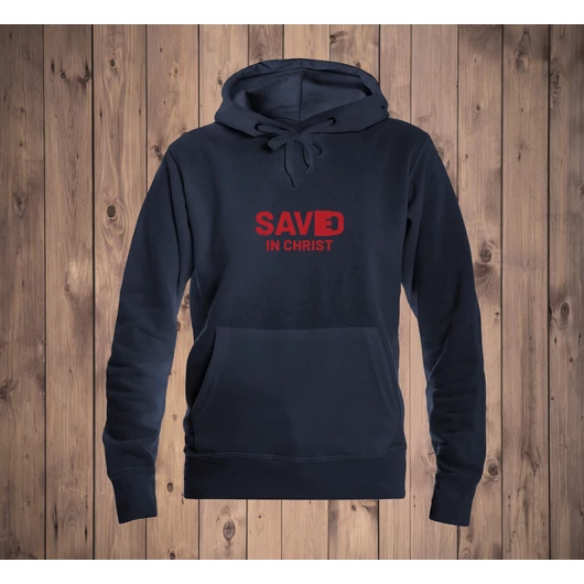 „Saved in Christ” – női kapucnis pulóver – 6 színben