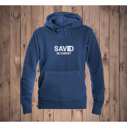 „Saved in Christ” – női kapucnis pulóver – 6 színben