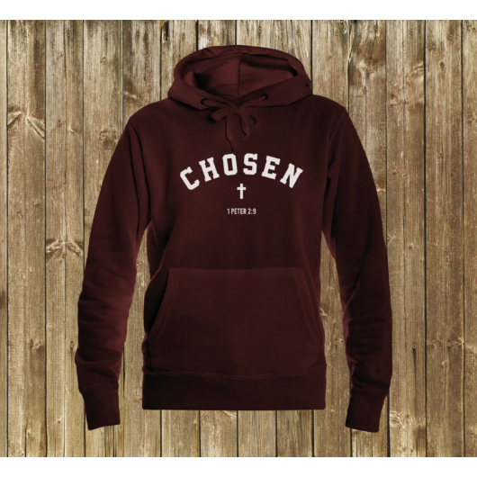 „Chosen” – keresztminta – női kapucnis pulóver – 6 színben