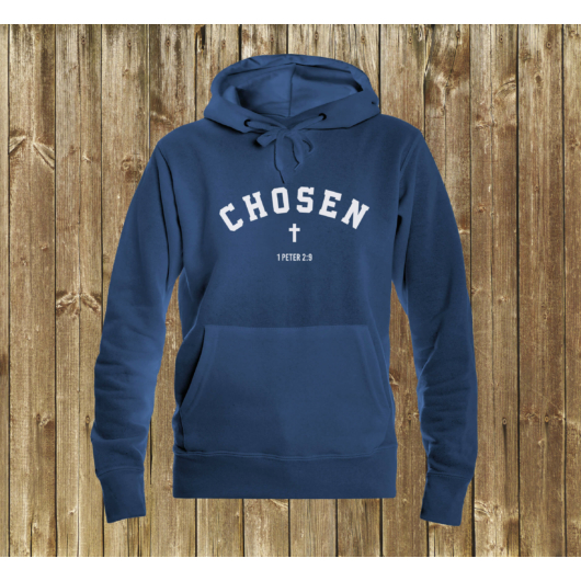 „Chosen” – keresztminta – női kapucnis pulóver – 6 színben