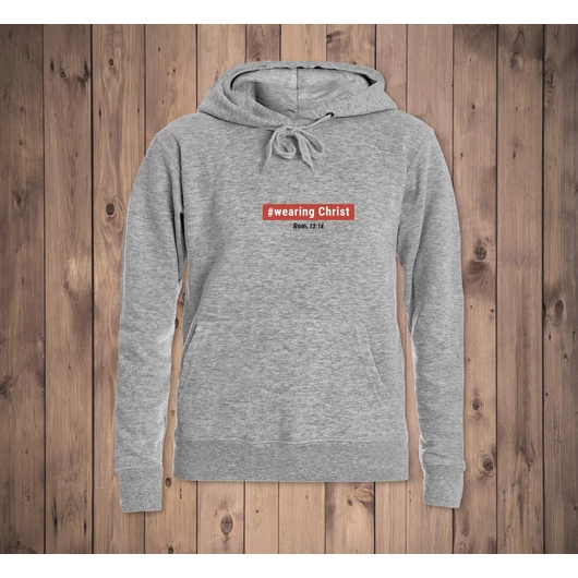 „#wearing Christ”– női kapucnis pulóver – 6 színben