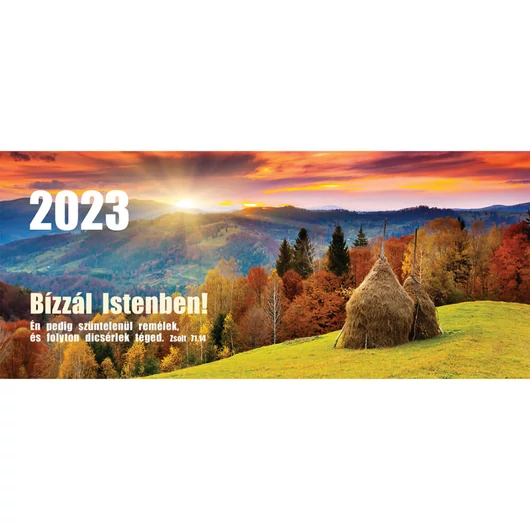 Asztali naptár 2023 – Bízzál Istenben!