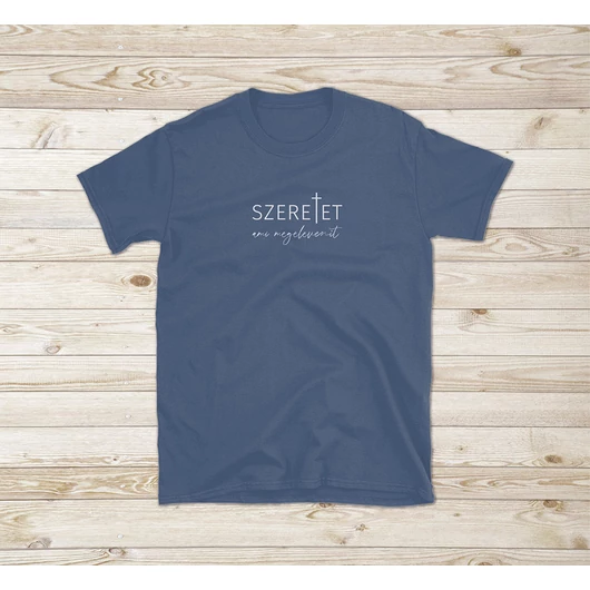 „Szeretet, ami megelevenít” – uniszex póló – 5 színben