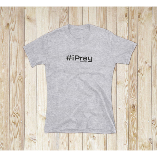 „#iPray”– női póló – 5 színben