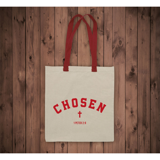„Chosen” – keresztminta  – vászontáska