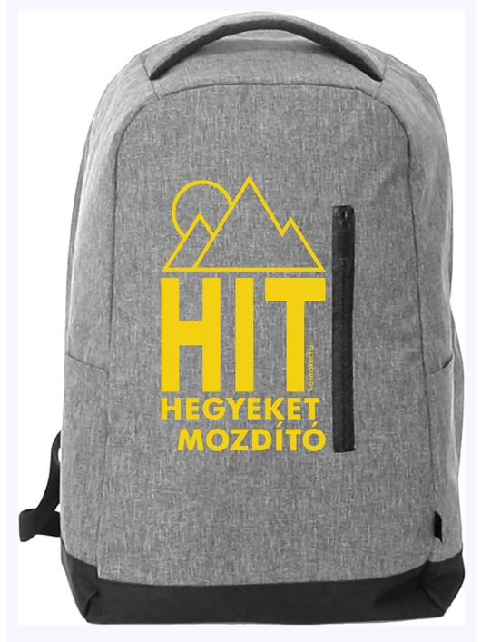 Petros hátizsák – „Hegyeket mozdító hit” – hamuszürke