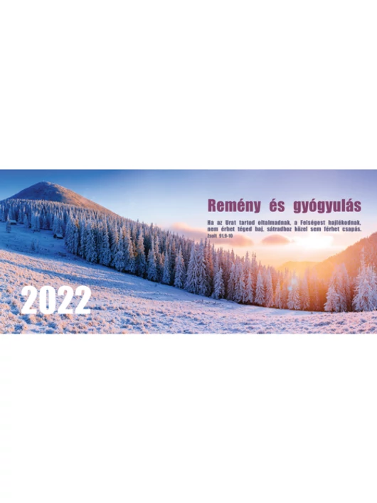 Naptár – közepes, asztali, 2022 – Remény és gyógyulás