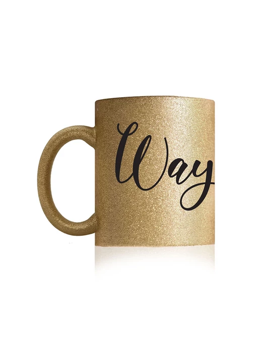 Bögre – Ézsaiás 42,16 – WayMaker – glitteres, arany