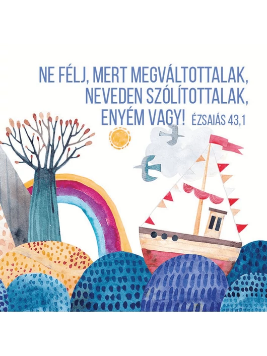 Ne félj, mert megváltottalak... – Hűtőmágnes