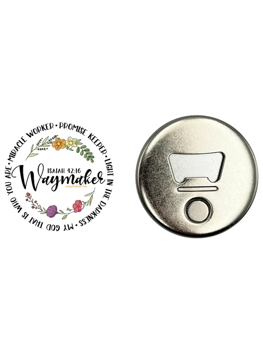 „Waymaker” – Hűtőmágnes üvegnyitóval