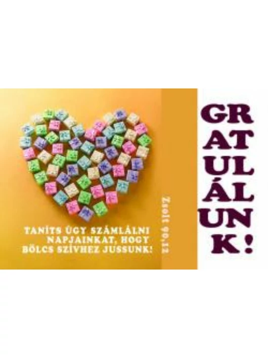Taníts úgy számlálni napjainkat... – Minikártya csomag (P16)