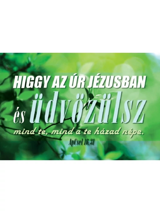 Higgy az Úr Jézusban... – Minikártya csomag (T51)