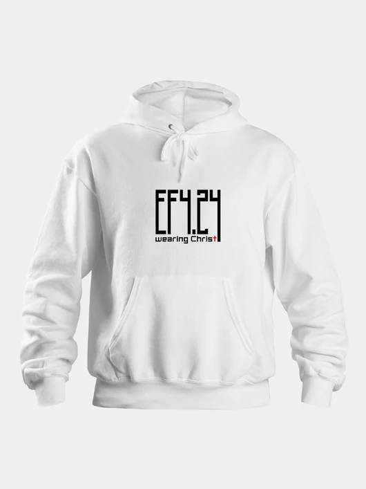 „Ef 4.24 Wearing Christ” – Uniszex kapucnis pulóver – 4 színben