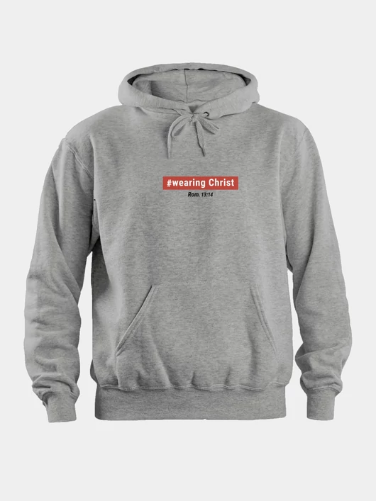 „#wearing Christ” – Uniszex kapucnis pulóver – 5 színben
