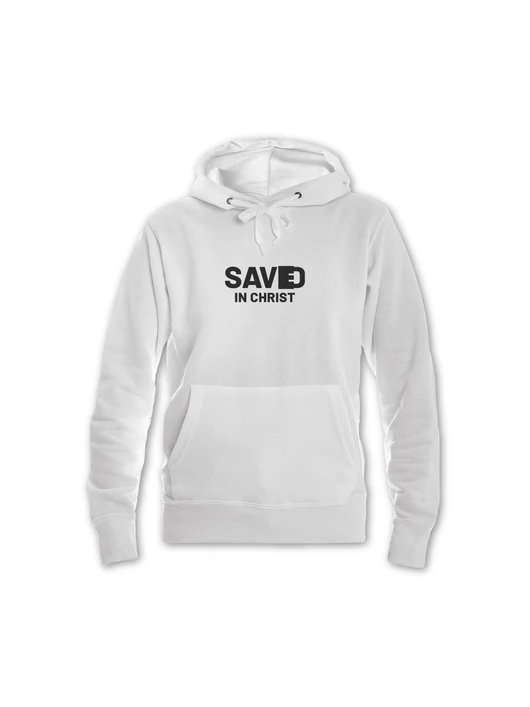 „Saved in Christ” – női kapucnis pulóver – 6 színben