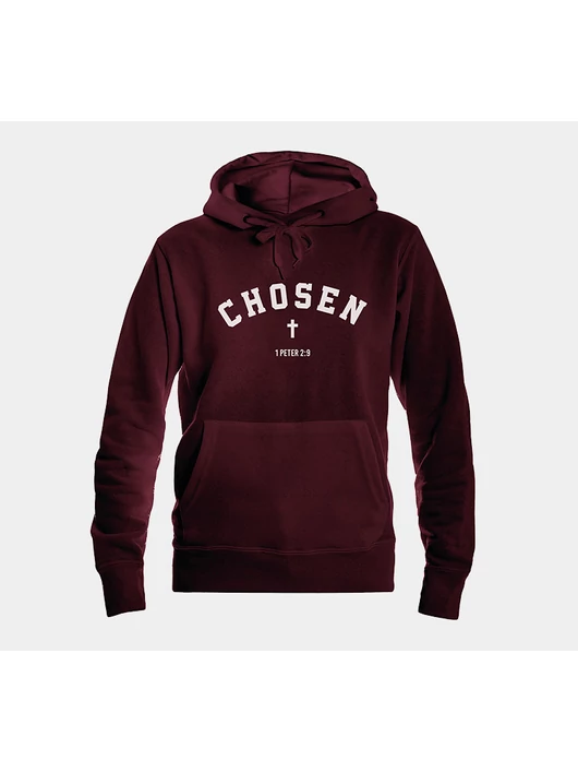 „Chosen” – keresztminta – női kapucnis pulóver – 6 színben