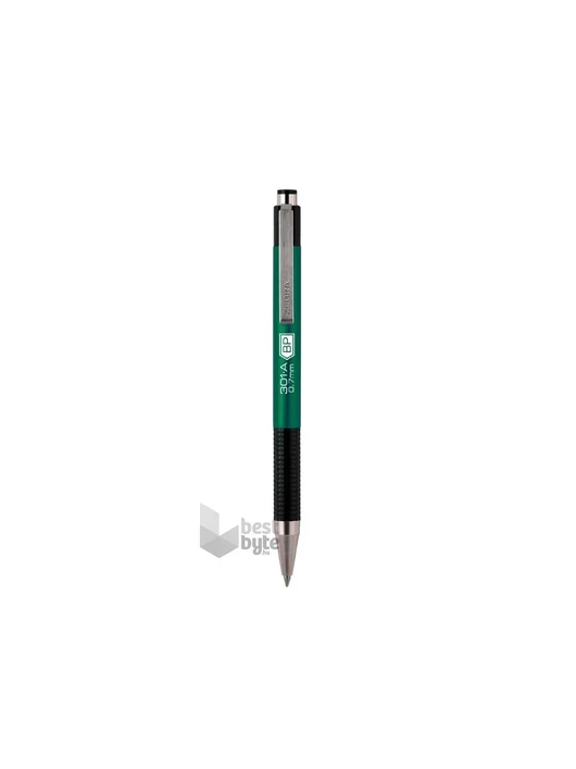 Golyóstoll kék tintával – Zebra F-301A, BP 0,7 mm – Zöld