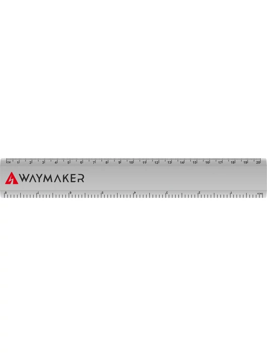 Waymaker – fém vonalzó, 20 cm