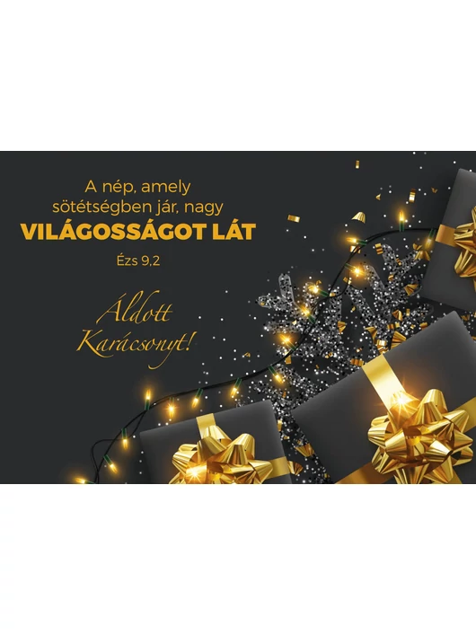 A nép, amely sötétségben jár... – Karácsonyi képeslap csomag