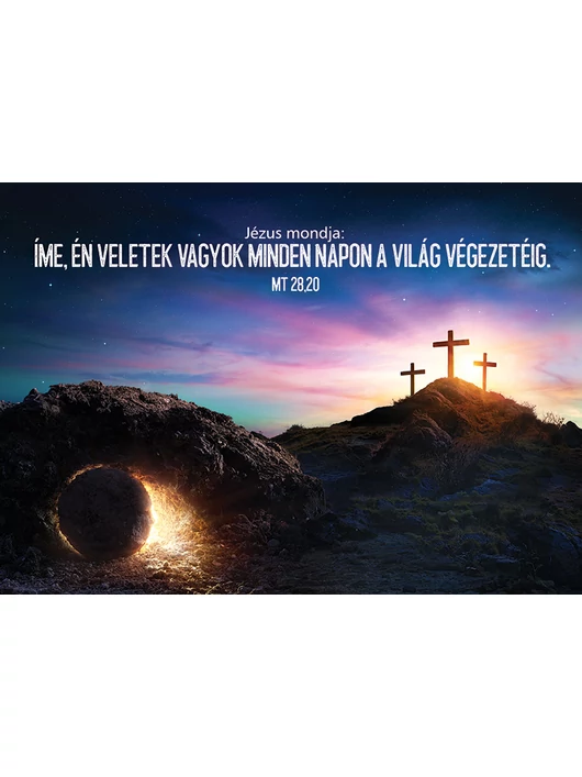 Íme én veletek vagyok minden napon... – Képeslap csomag (KE-V7)