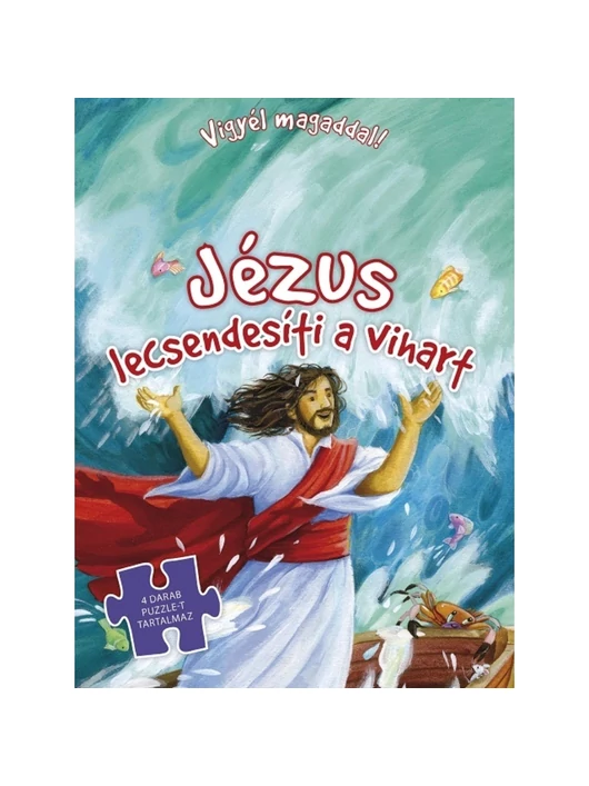 Jézus lecsendesíti a vihart – Vigyél magaddal, puzzle Biblia