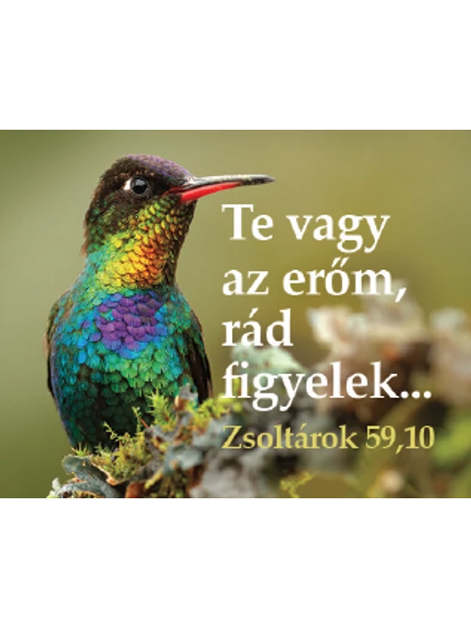 Te vagy az erőm, rád figyelek... – Kulcstartó