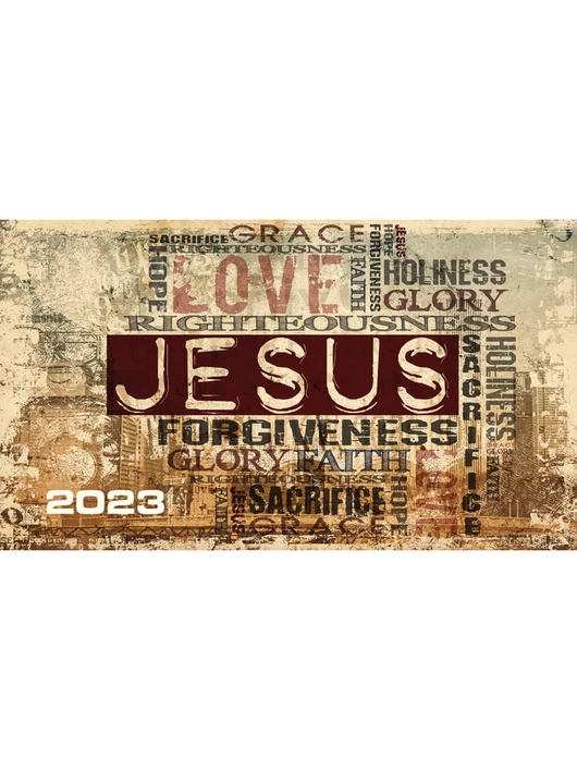 Zsebnaptár 2023 – „Jesus” felirat