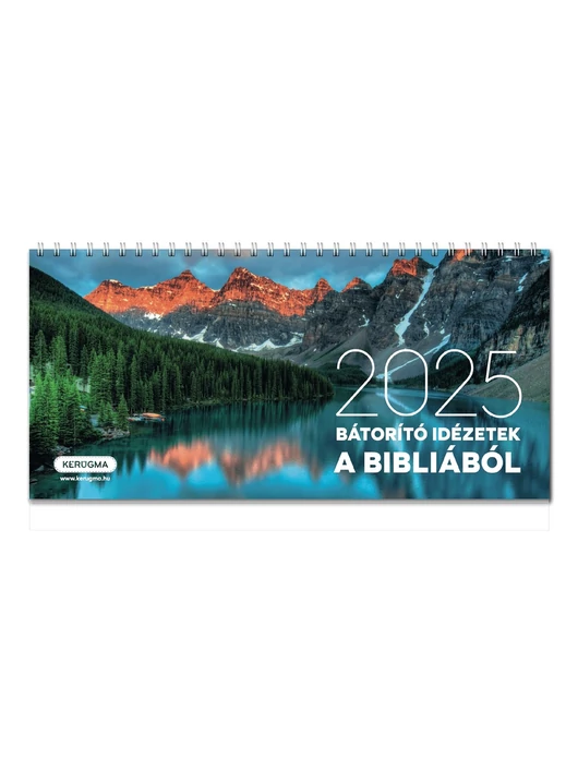 Asztali naptár 2025 – nagy – Bátorító idézetek a Bibliából