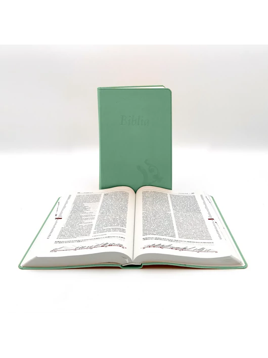 Nagyméretű, varrott, olívaszínű Károli-Biblia 2.0