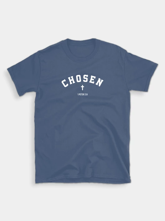 „Chosen” – keresztminta – uniszex póló – 5 színben