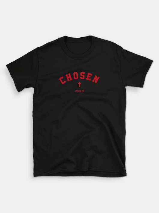 „Chosen” – keresztminta – uniszex póló – 5 színben