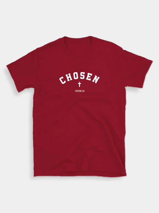 „Chosen” – keresztminta – uniszex póló – 5 színben