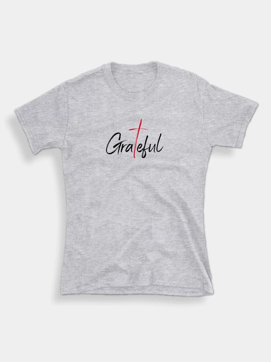 „Grateful” – női póló – 2 színben