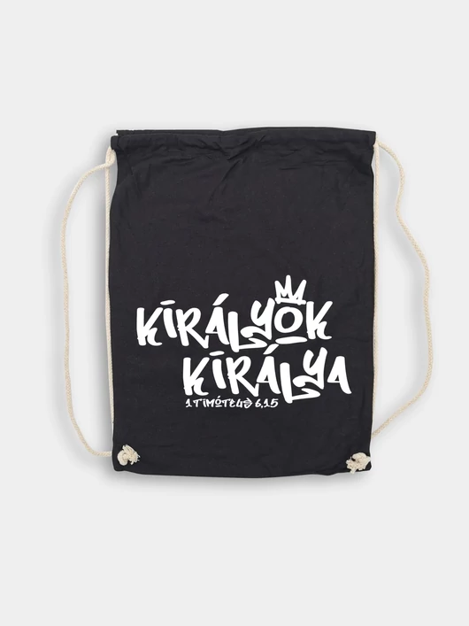 „Királyok Királya”– Fekete tornazsák
